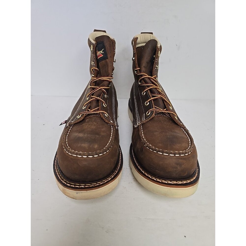 Thorogood Men's 6" Steel Toe Moc Toe Wedge Sole Boots (U.S.A.) 804-4575 11.5D - Picture 5 of 7